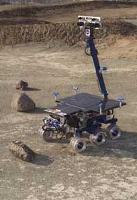 Figure 3 K9 Rover at a field trial