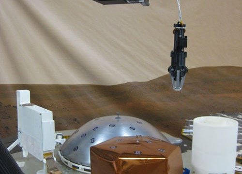 Feature Image: Insight Mars Lander Instrument Deployment Browse